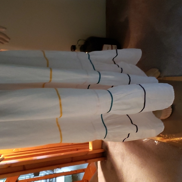 Womans Lane Bryant White off the shoulder maxi dress with ruffled - Picture 3 of 5